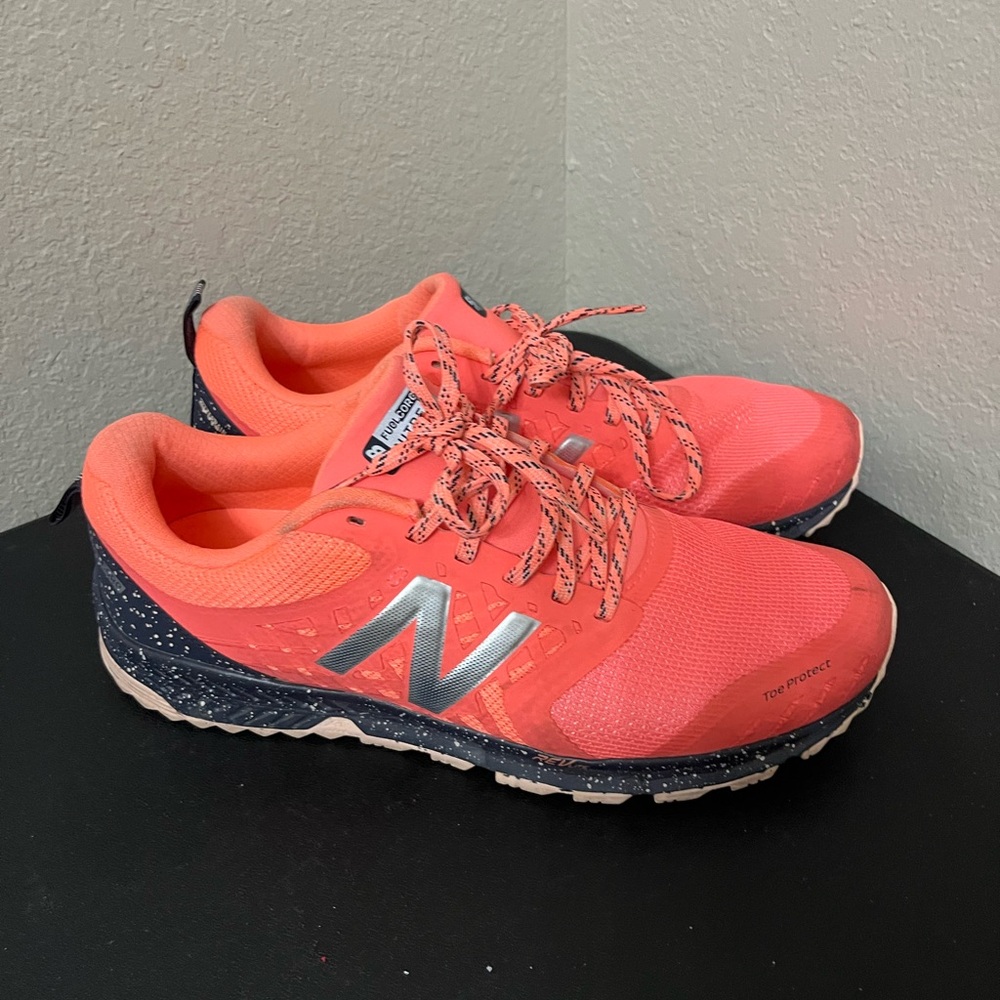 New Balance FuelCore Nitrel Shoe Womens Size 10 Pink Mesh Lace Up Trail Running